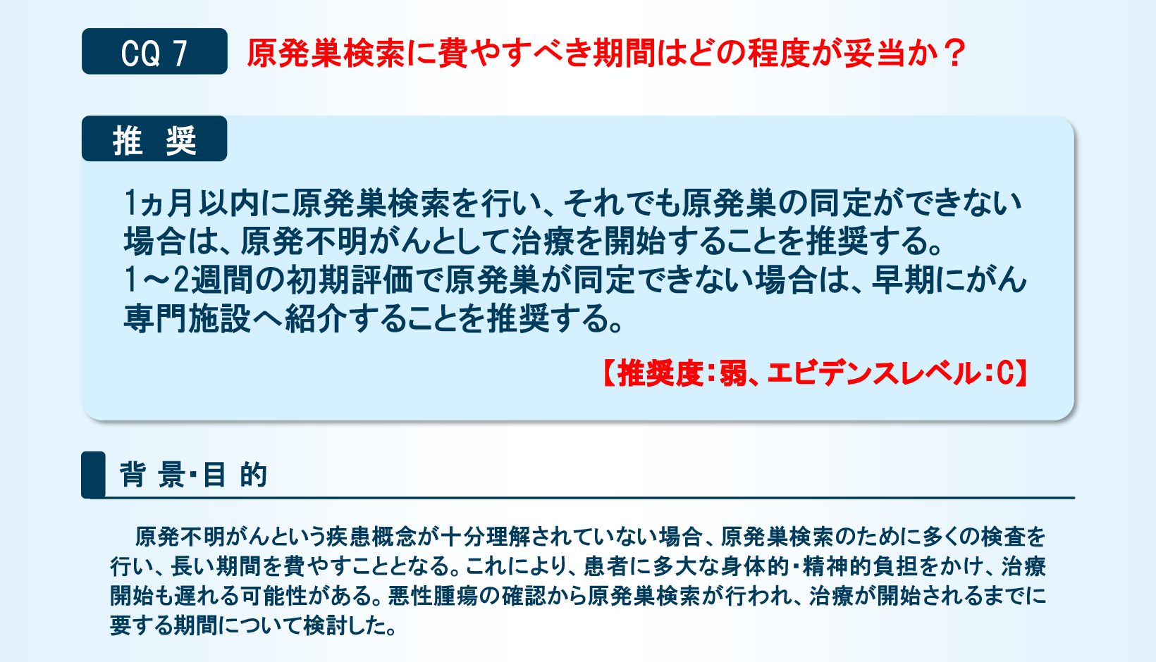 原発巣の探索・同定